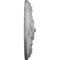Ekena Millwork Flower Spiral Ceiling Medallion (Canopies up to 2"), 12 1/4"OD x 2 1/4"P, Ultra Pure White Crackle CM12FLUWC - alternate 4